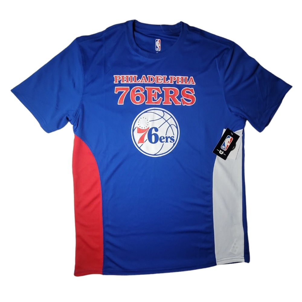 Joel Embiid NBA Philadelphia 76ers Jersey #21 T-shirt Men's Medium NWT